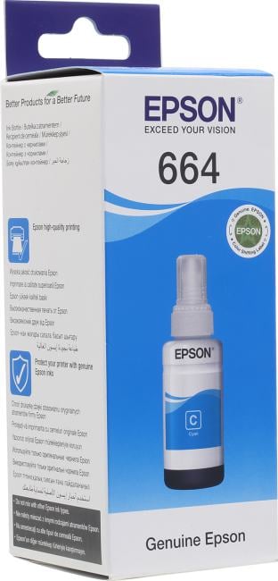 Чернила Epson T6642 Cyan (70мл) для EPS Inkjet L100