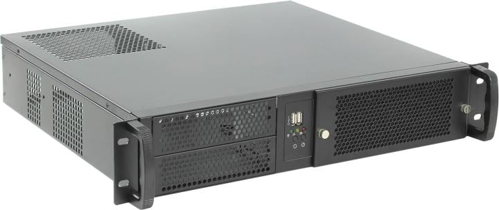 Server Case 2U Procase <EM238F-B-0>  MicroATX без БП