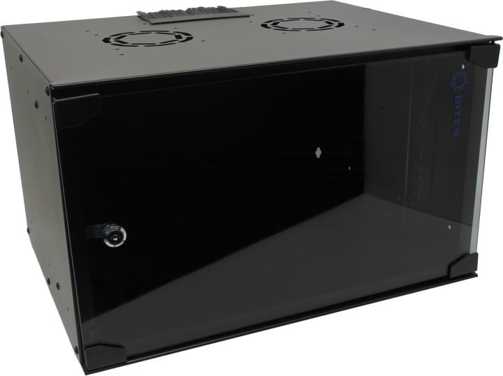 5bites Шкаф телекоммуникационный настенный TC5402-06B 6U / 520*400 / WALL / BLACK