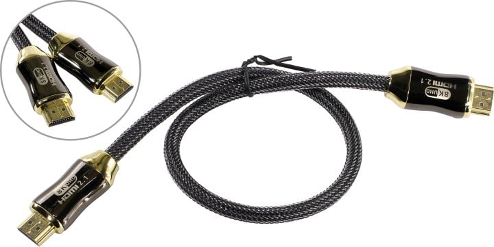 Telecom (TCG300-0.5м) Кабель HDMI to HDMI  (19M  -19M) ver2.1  0.5м