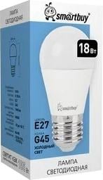 SBL-G45-18-60K-E27 Светодиодная (LED) Лампа  Smartbuy-G45-18W/6000/E27  (SBL-G45-18-60K-E27