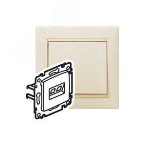 LEGRAND 695624 VALENA Розетка компьютерная RJ45х1 в рамку UTP слоновая кость (695624)