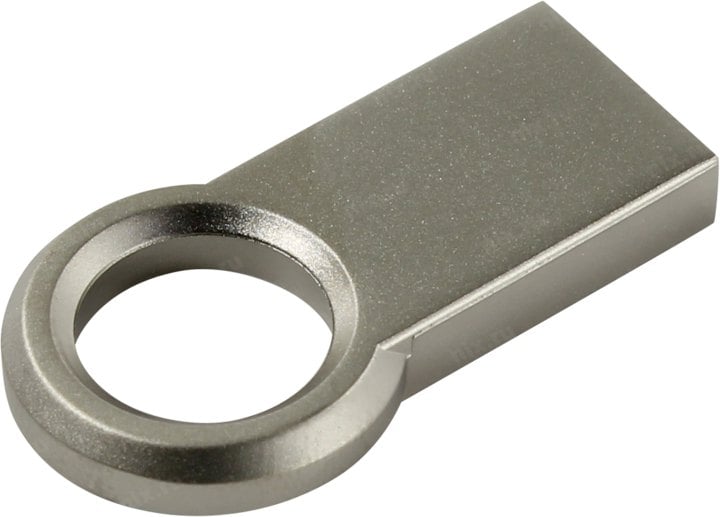 Флешка USB QUMO 64Gb Ring USB 3.0 цвет корпуса металлик(QM64GUD3-Ring)