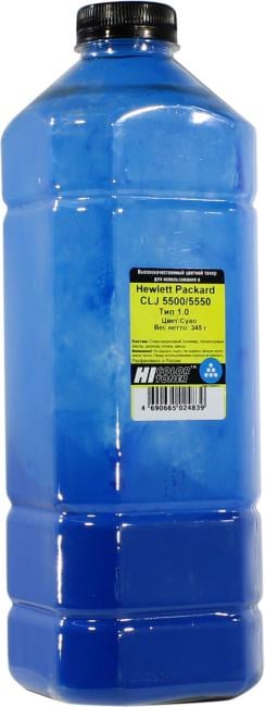 Тонер Hi-Color <024839> для HP CLJ 5500/5550, Тип 1.0, C, 345 г, канистра