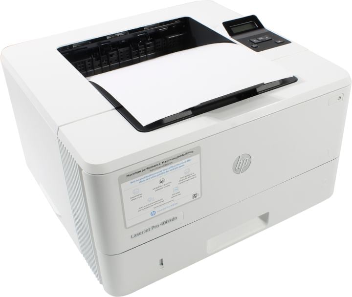Принтер HP  LaserJet Pro 4003dn A4, лазерный, черно-белый, 40стр/мин, 1200dpi, 1200МГц, 256Мб, AirPrint/USB/Ethernet, 3050стр/картридж, (2Z609A)