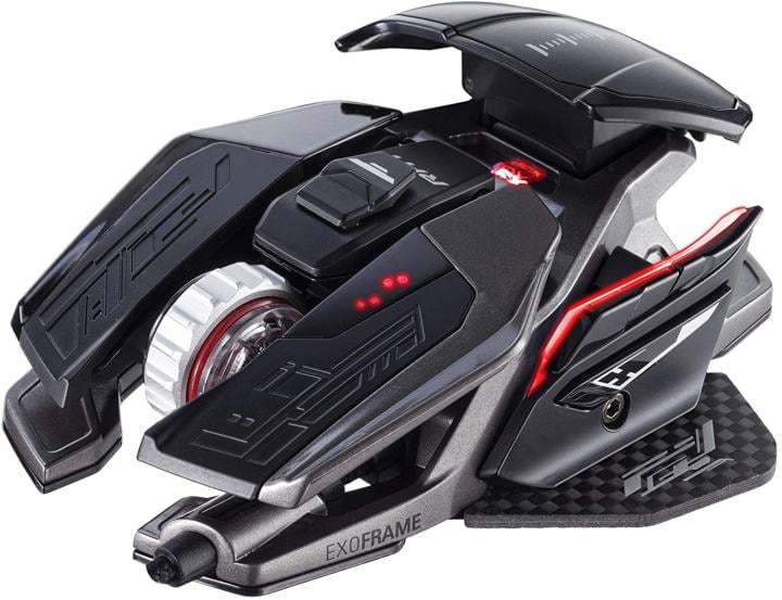 MR05DCINBL001-0 Mad Catz R.A.T. PRO X3 Игровая мышь чёрная (PMW3389, Omron, USB, 10 кнопок, 16000 dpi, RGB подсветка
