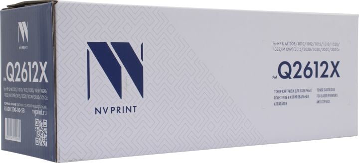 Картридж NV-Print аналог Q2612X Black для  HP LJ 1005/1010/1012/1015/1020/1022/3015/3020