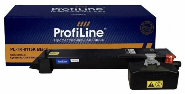 Картридж Тонер-туба ProfiLine PL-TK-8115K для принтеров Kyocera ECOSYS M8124cidn/M8130cidn черный 12000 копий