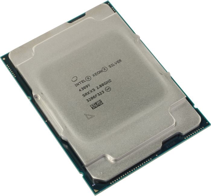 Intel Xeon Silver 4309Y (8 cores, 2.8 GHz, DDR4- 2667 MHz, cache 12MB, HT, TB, 105W)