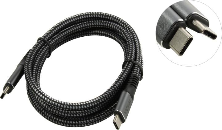 VCOM <CU540M-1.2м> Кабель USB-С M -->  USB-C M 1.2м