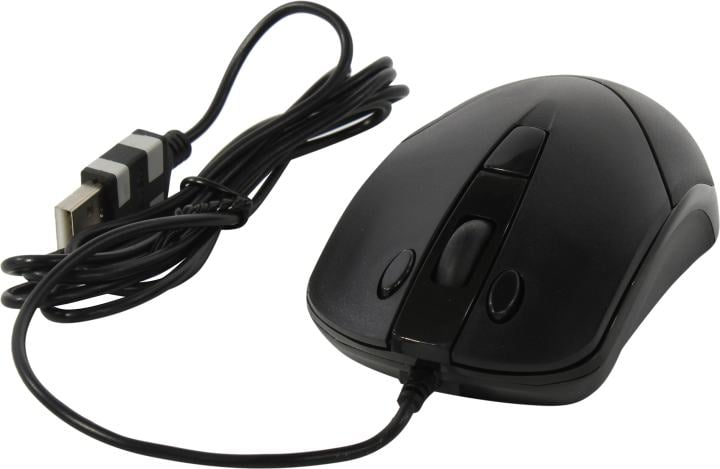 SVEN Optical Mouse <RX-100  Black>  (RTL)  USB 6btn+Roll