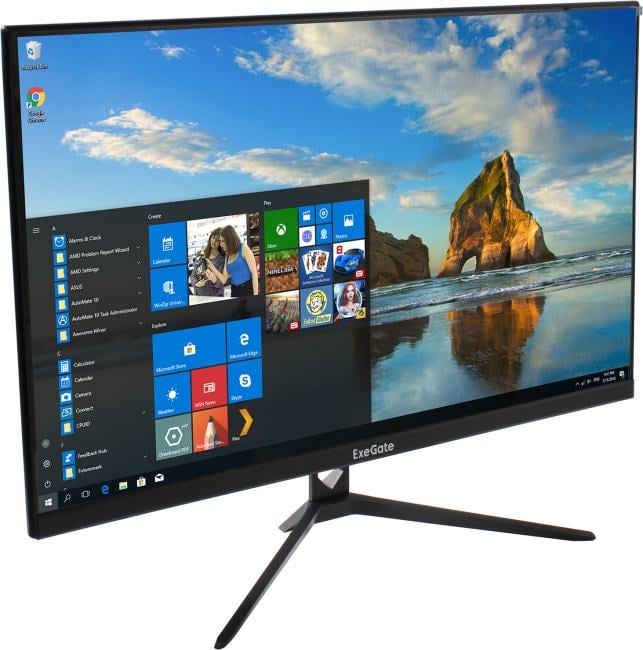 LCD ExeGate 27" EZ2707A ProSmart {IPS 1920x1080 75Hz 5ms 280cd 3000:1 178/178 D-Sub HDMI1.4 Speakers VESA} [EX296348RUS]