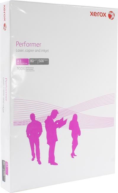 XEROX 003R90569 (5 пачек по 500 л.) Бумага A3 PERFORMER, 80g/m2 (отпускается коробками по 5 пачек в коробке)