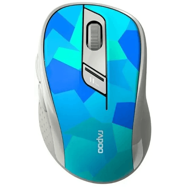 RAPOO Мышь беспроводная M500 Silent, цвет - синий (18108)