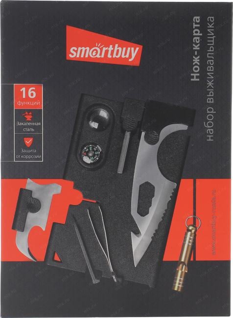 Smartbuy <SBT-PS-10>  Нож-карта (16 функций)