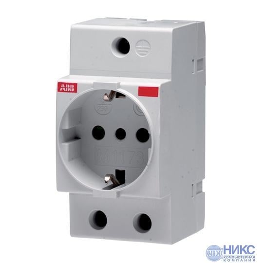 ABB 2CSM110000R0701 Розетка щитовая 2Р+N  16A (M1173) (2CSM110000R0701)