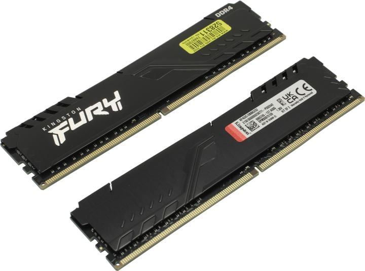 Kingston Fury Beast <KF432C16BBK2/32(-SP)> DDR4 DIMM 32Gb KIT 2*16Gb <PC4-25600> CL16