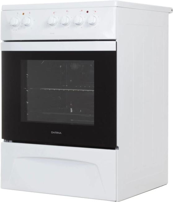 Электрическая плита Darina 1D EC141 607 W белый, конфорок 4 шт, духовка 50 л, 60 см x 85 см x 60 см