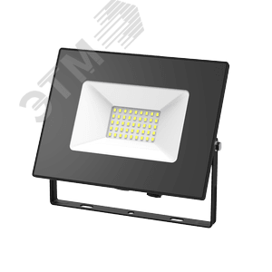 GAUSS 613100370 Прожектор светодиодный ДО-70 Вт 7200 Лм 6500К IP65 175-265 В черный LED  Elementary Gauss (613100370)