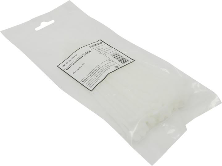Smartbuy <SBE-CT-36-150-w White> Стяжка нейлоновая, неоткрыв. 150  мм,  уп-ка  100 шт