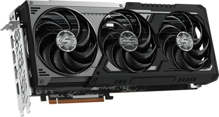 Видеокарта Asrock PCI-E 5.0 RX9070XT SLD 16G AMD Radeon RX 9070XT 16Gb 256bit GDDR6 2400/20000 HDMIx1  DPx3 HDCP Ret