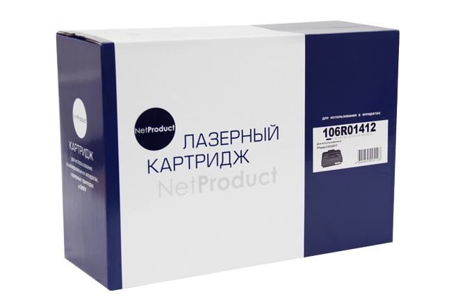 Картридж NetProduct N-106R01412, черный, 8000 страниц