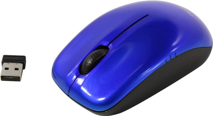 Мышь беспроводная Гарнизон GMW-400B синий, 1200 dpi, радиоканал, USB, кнопки - 3