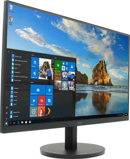Монитор 27" AOC 27B3HMA2 Black (VA, 1920x1080, D-Sub+HDMI, 4 ms, 178°/178°, 250 cd/m, 3000:1, 100Hz, MM) (27B3HMA2 плохая упаковка)