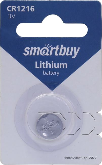Smartbuy CR1216/1B (12/720) (SBBL-1216-1B)  (1 шт. в уп-ке)