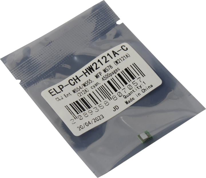 <ELP-CH-HW2121A-C> Чип для картриджа W2121A  (212A) Cyan, 4.5K