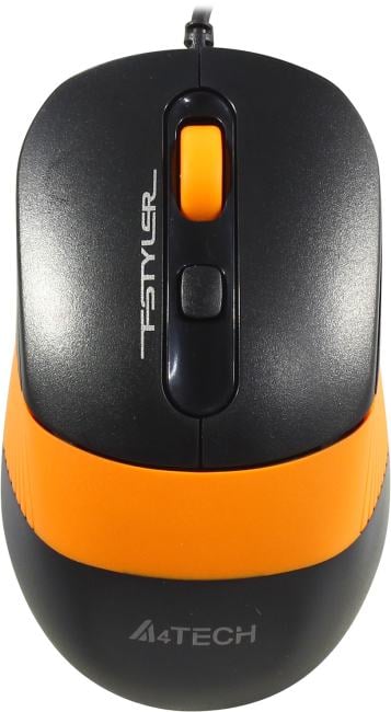 A4Tech FSTYLER Optical Mouse <FM10S Orange>  (RTL) USB 4btn+Roll