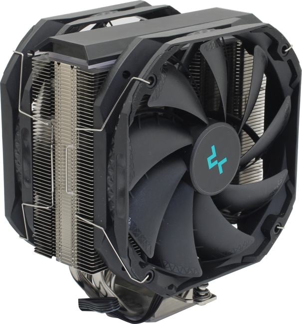 Deepcool <R-AS500-BKNLMP-G/1700> AS500  PLUS  (4пин,115x/1200/1700/2011/2066/AM4,500-1200об/мин,Al+тепл.трубки)