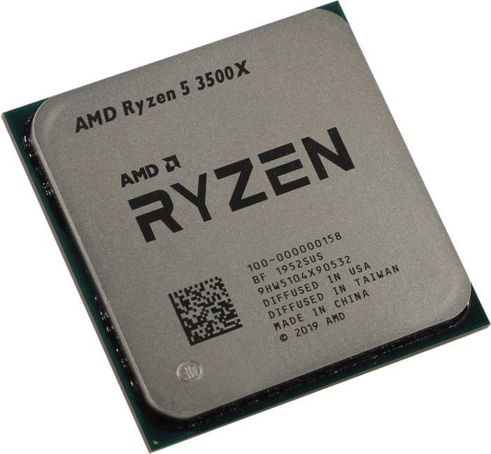 Центральный Процессор AMD RYZEN 5 3500X OEM (Matisse, 7nm, C6/T6, Base 3,60GHz, Turbo 4,10GHz, Without Graphics, L3 32Mb, TDP 65W, SAM4) OEM (100-000000158)