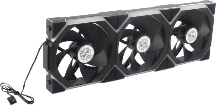 Lian Li <12RSL1W3B BLACK> UNI FAN SL WIRELESS 120 ARGB (4пин, 120x124.5x28мм,  31дБ, 0-2000об/мин, 3шт)