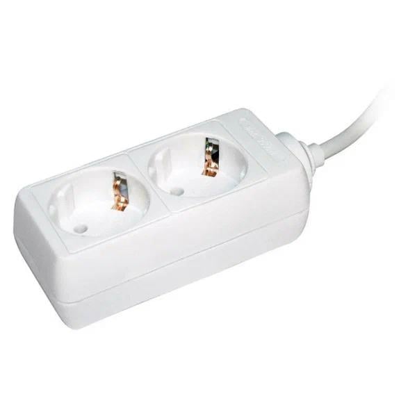 Удлинитель IEK WYP10-16-02-03-Z-N, 2 розетки, 3м, 16А