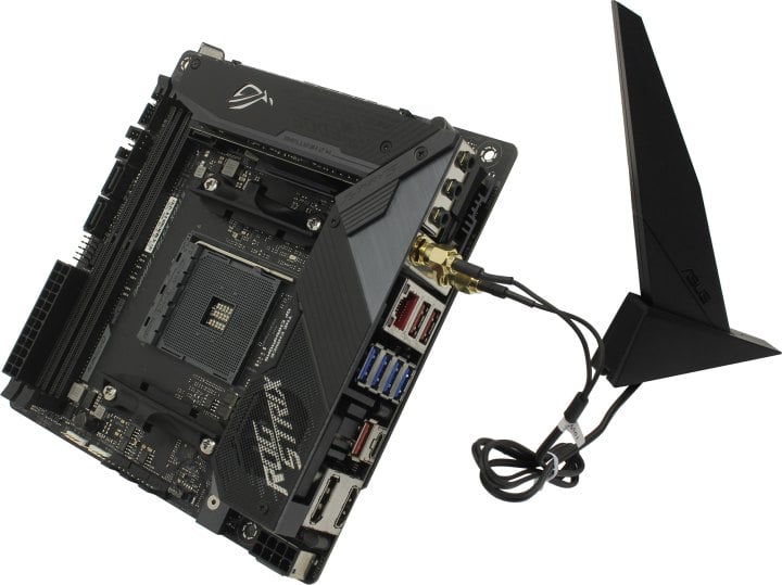 ASUS ROG CROSSHAIR VIII IMPACT (RTL) SocketAM4 <X570> PCI-E  GbLAN+WiFi+BT  SATA  Mini-DTX 2DDR4