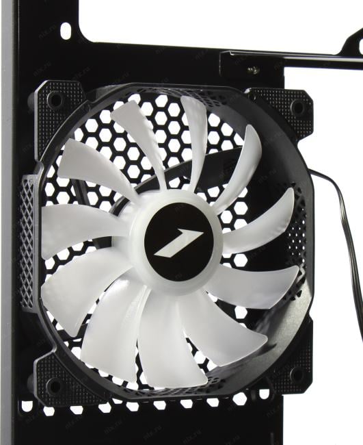 (Поврежденный товар, сломана панель) Корпус 1STPLAYER FIREBASE X1 Black / mATX / 3x120mm LED fans / X1-BK-3F1