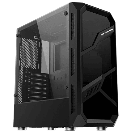 Корпус Xigmatek Lamiya EN40016 ATX, USB3.0x1+USB2.0x2, Front Left TG, 4PCS X24A Fan, Galaxy II Fan Control Box Remote