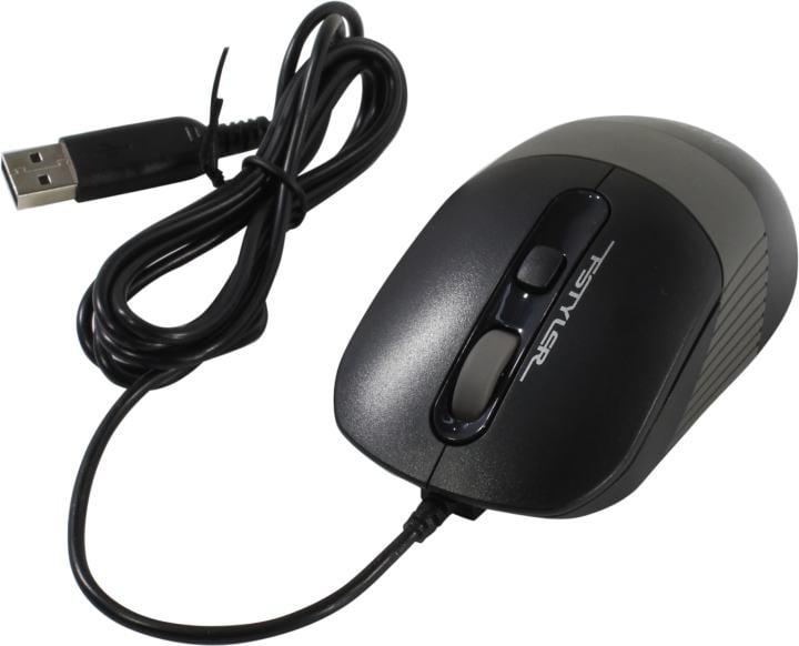 A4Tech FSTYLER Optical Mouse <FM10S  Grey>  (RTL)  USB 4btn+Roll