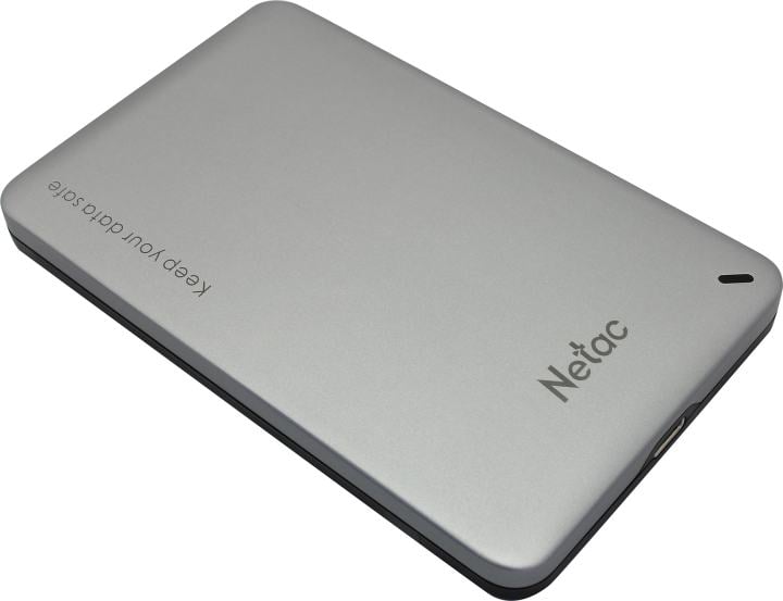 Внешний корпус для диска HDD/SSD Netac WH12 2.5 SATA to USB3.0 External HDD/SSD Case, Slide Aluminum Cover, with USB3.0 C to C cable