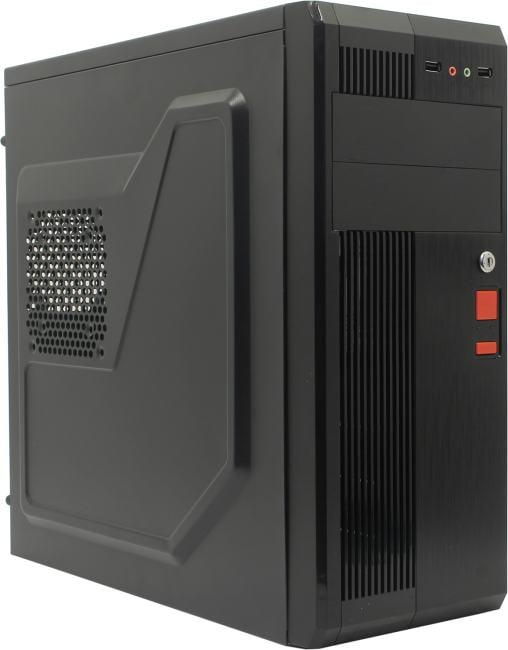 Miditower  Exegate <UN-605B> Black  ATX  450W  (24+4+6/8пин) <EX283224RUS>