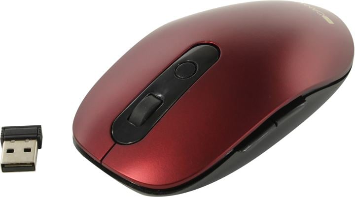Мышь Canyon CNS-CMSW09R, беспроводная, красный