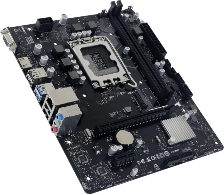 Материнская плата Biostar H610MX-E, LGA1700, H610, DDR4, MicroATX