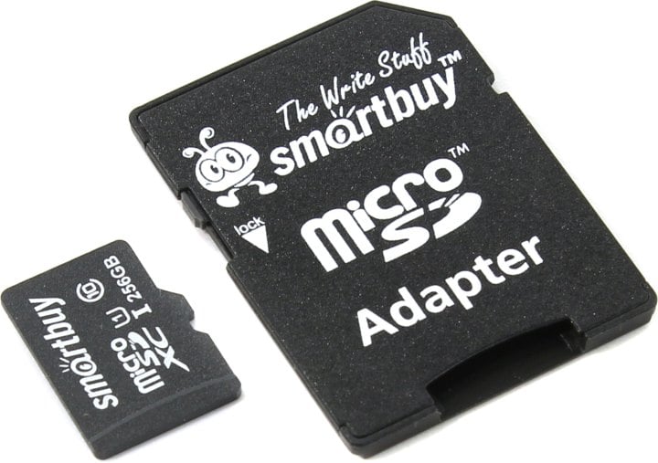 SmartBuy Ultimate <SB256GBSDCL10-01> microSDXC Memory Card 256Gb UHS-I U1  + microSD-->SD Adapter