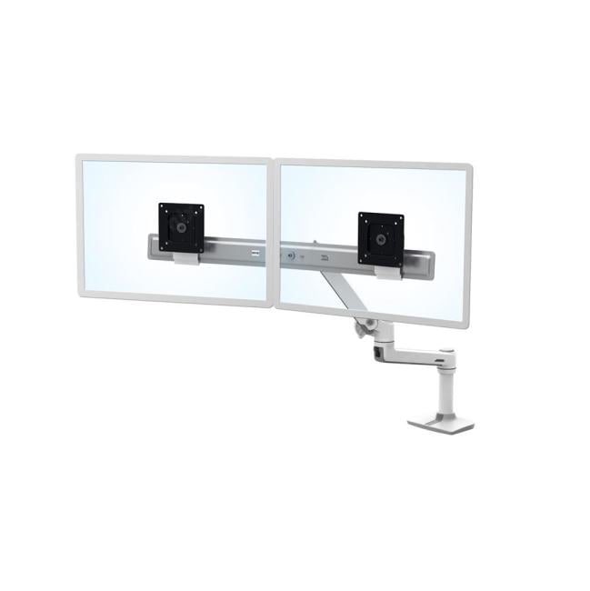 Ergotron LX настольный кронштейн для двух мониторов, белый (45-489-216)