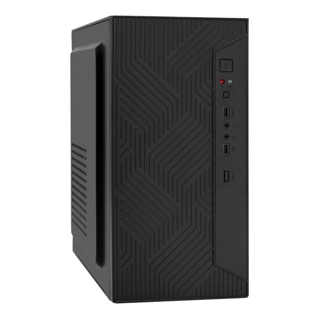 EX297997RUS Корпус Minitower ExeGate BAA-303-AAA400 (mATX, БП AAA400 с вент. 8см,  2*USB,  HD  Audio, черный)