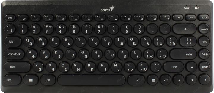 Genius LuxeMate Q8000 Black (Кл-ра, USB, FM+Мышь, 4кн, Roll, Optical, USB, FM) (31340013402)