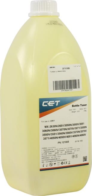 Тонер CET <121005> Yellow  для SHARP MX-3050N/4050N/5070N/C3081R/C5081D