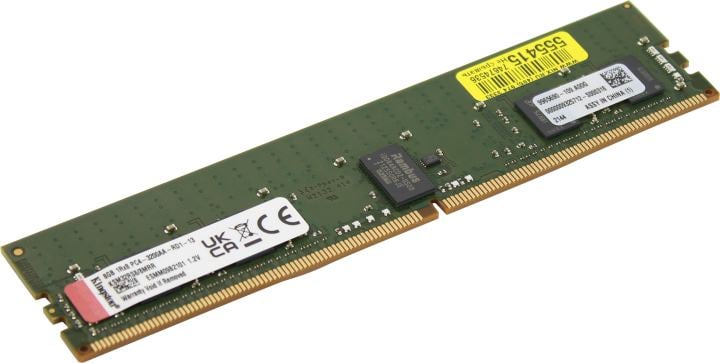 Модуль памяти Kingston Server Premier Memory KSM32RS8/8MRR 8GB DDR4 3200 RDIMM ECC, Reg, CL22 , 1.2V, 1Rx8 Micron R Rambus, RTL (324976) {25}
