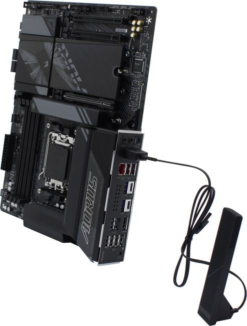 GIGABYTE X870E AORUS PRO X3D ICE (RTL) AM5 <X870E> 3xPCI-E HDMI 5GbLAN+WiFi+BT  SATA  RAID  ATX 4DDR5